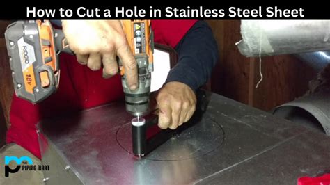 cutting hole in sheet metal|cutting 16 gauge sheet metal.